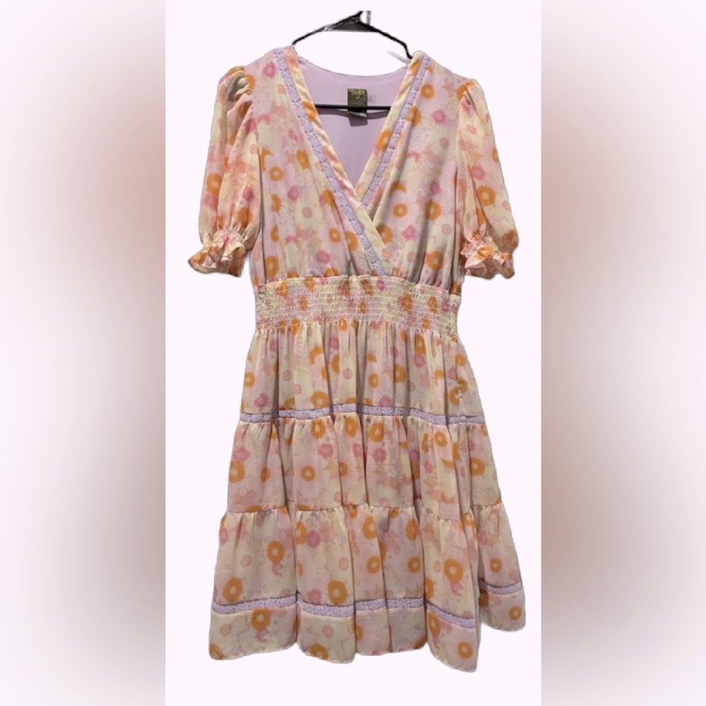 Taylor floral lace dress women’s size 10